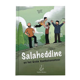 Boekomslag illustratie voor Salahedinne en het Grote Voetbalavontuur